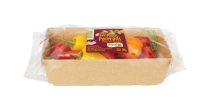 Mini-poivrons barquette 200g