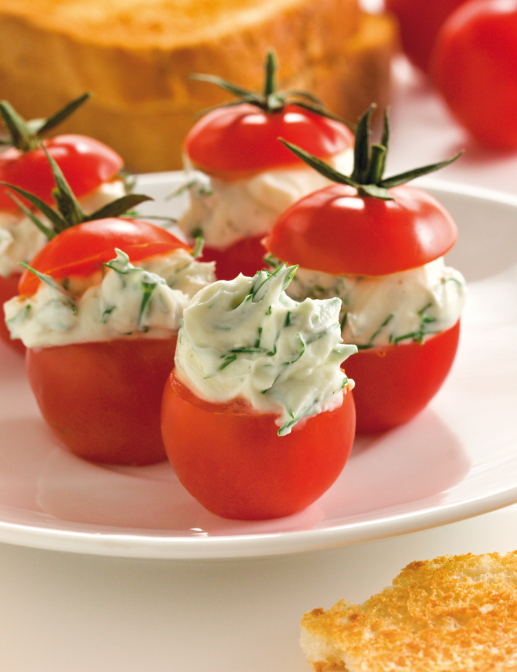 Tomates cerises ricotta Tomates cerises ricotta