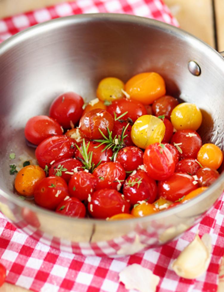 Tomates méli mélo confites Tomates méli mélo confites