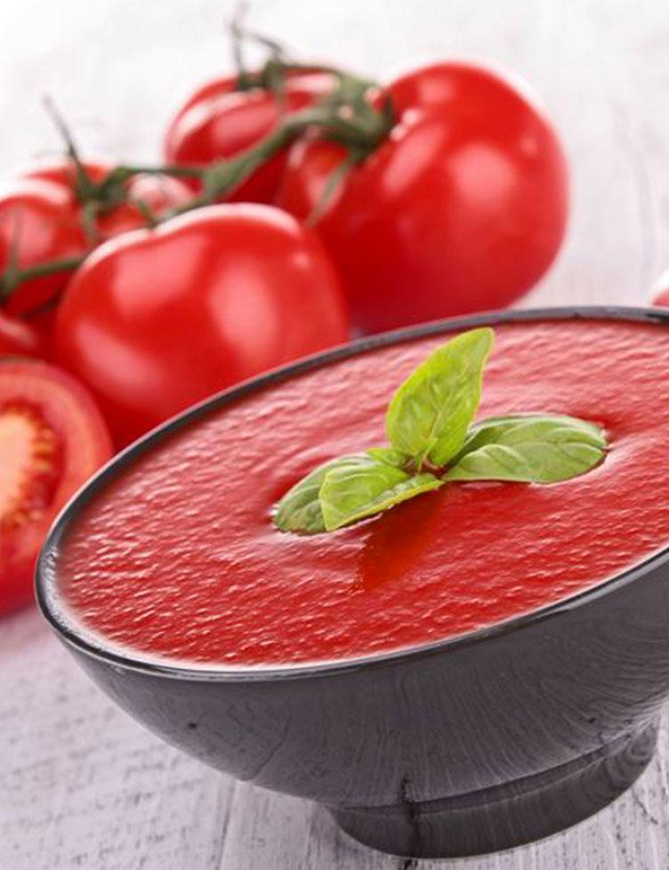 Mousse aérienne de tomates
