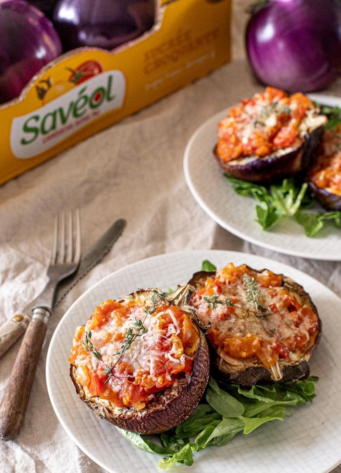 aubergines gratinées Savéol