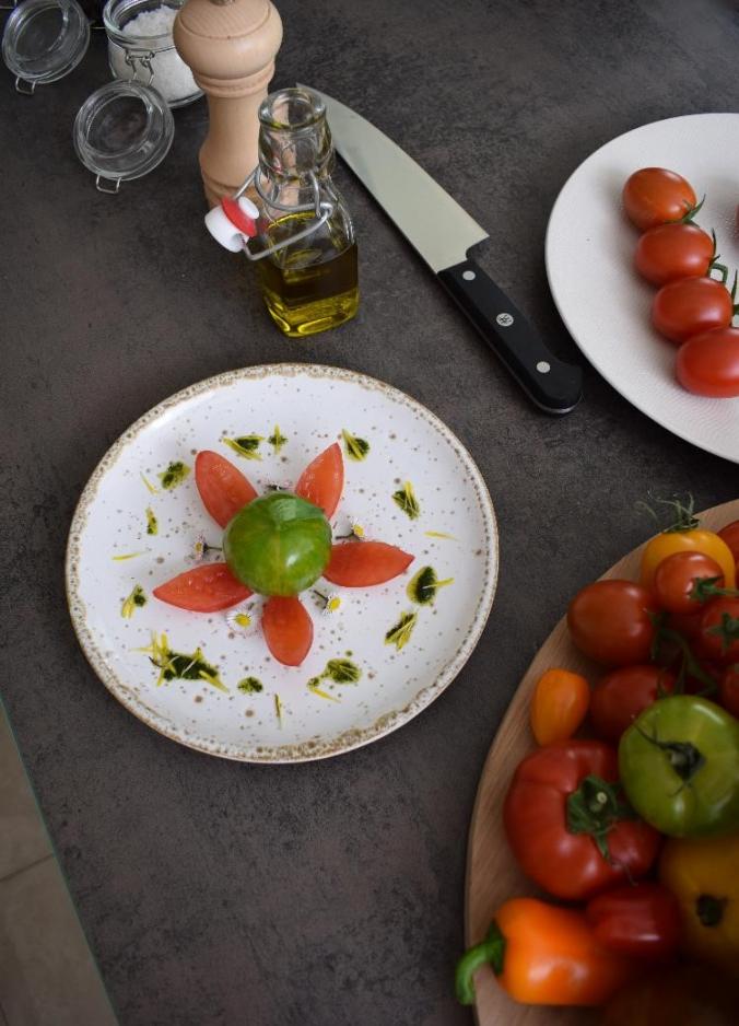 Recette fleur de tomates tigreen et romanella