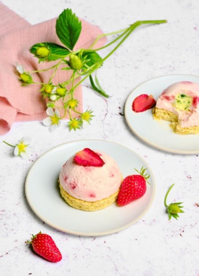 Recette dome de fraise gariguette Savéol